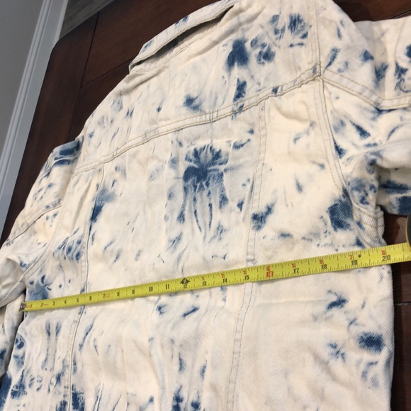 Free People Rumors Tie Dye Denim Jacket - Picture 13 of 15